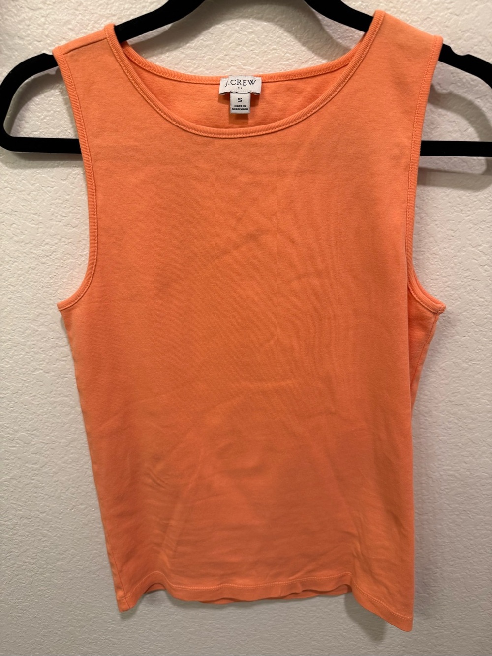 J. Crew Peach-Orange Sleeveless Tank Top